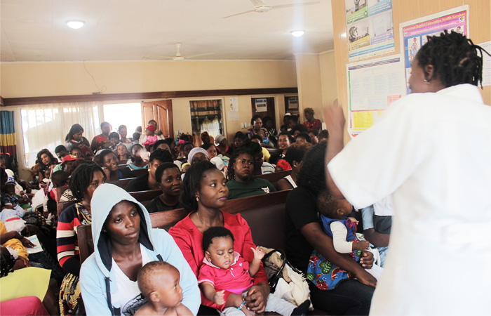 Close to 150 mothers and their babies come for antenatal at Nkwen Baptist Health Center every month