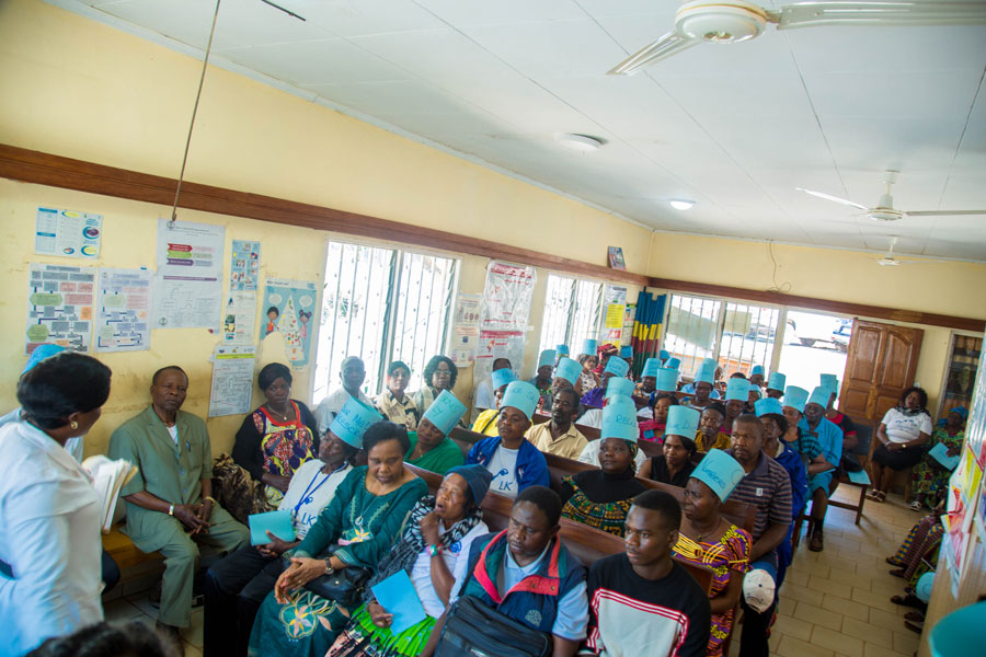 Health Education of participants at Nkwen Baptist Health Center Bamenda