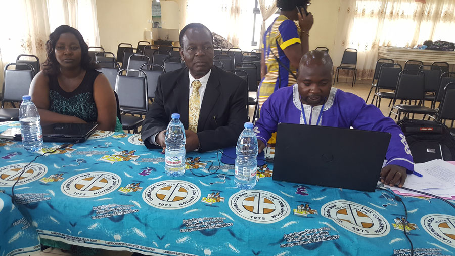 CBC Director of Health Services , Prof. Tih Pius Muffih during the deliberations