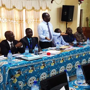 Prof. Tih Pius Mufih (DHS) chalenged CBC Health Services' Leaders to Ensure Sustainability