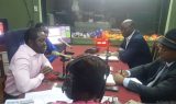 Dr. Epie Njume, Ferdinant Mbiydzenyuy and other public health experts on the airwaves of CRTV Yaounde