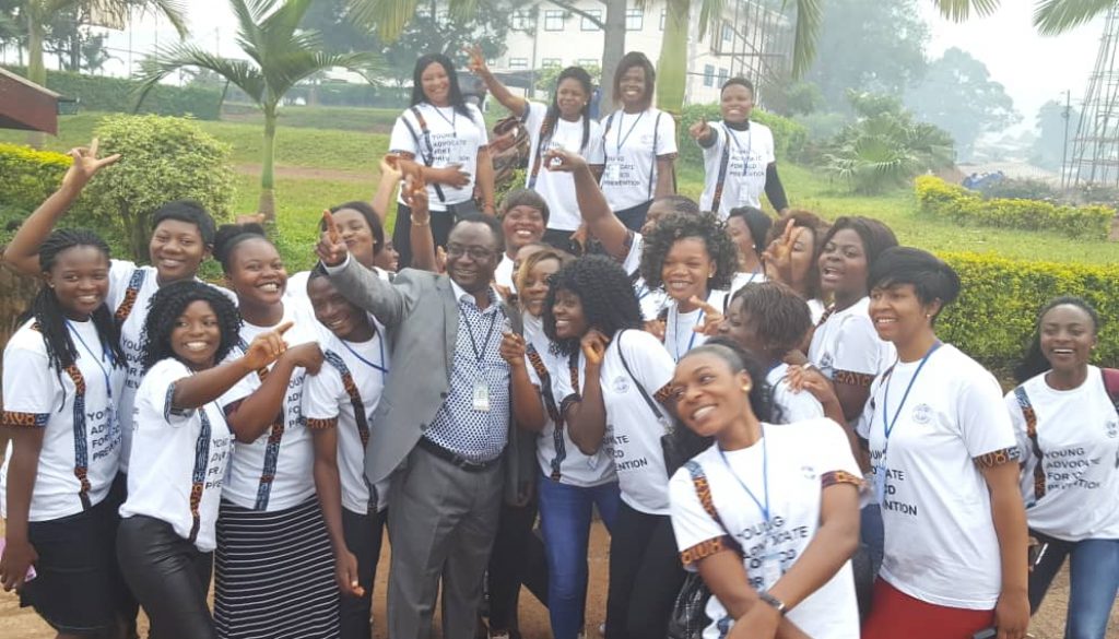 Young Advocates with the Chief of Administration and Finace CBC Health Services