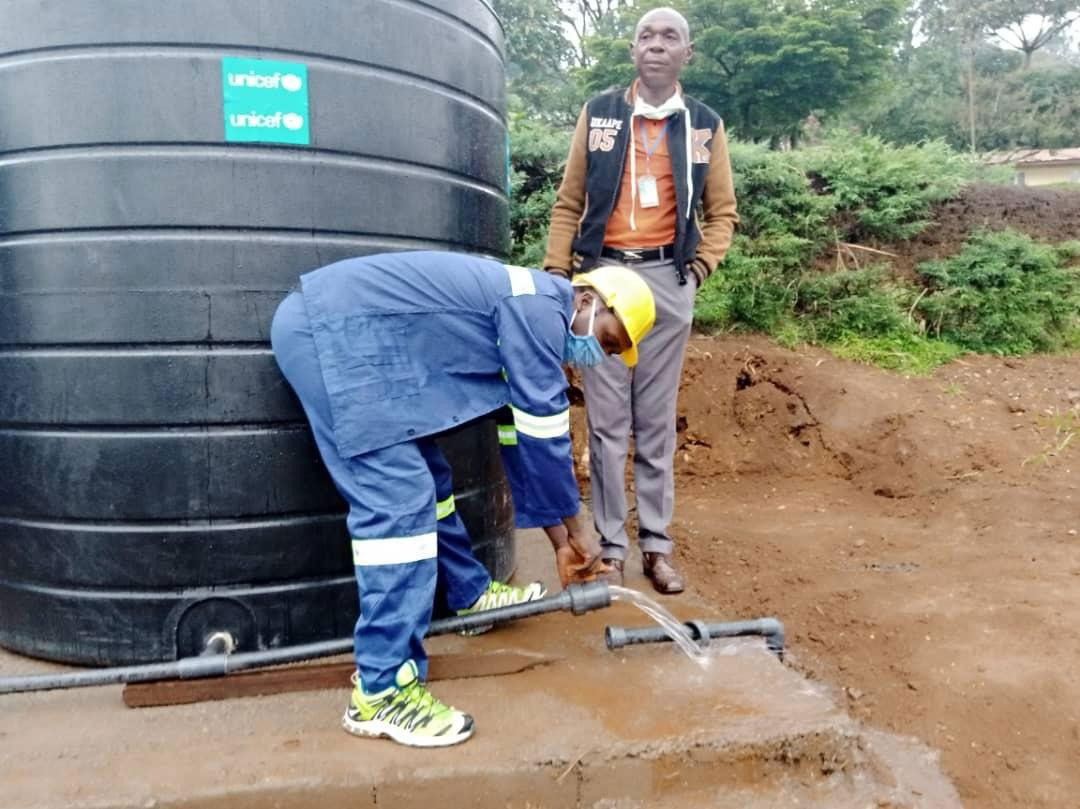 Water tank donated to needy community