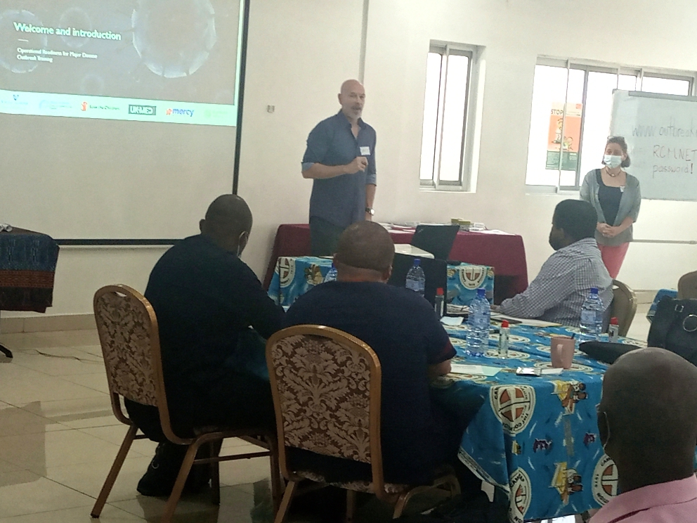 Chief executive officer of UK-MED speaking during opening of training(1)