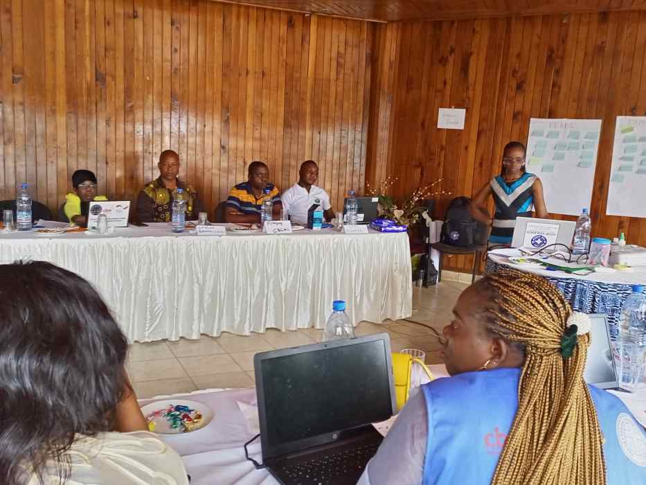 Bafoussam Main Facilitator guiding participants on case management of SGBV