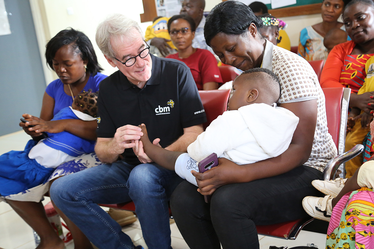 CBM World touch base with partners work in correcting clubfoot in Cameroon
