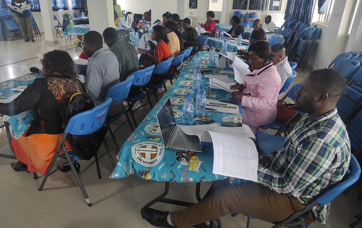 Participants schooled on the use of enrollment registers