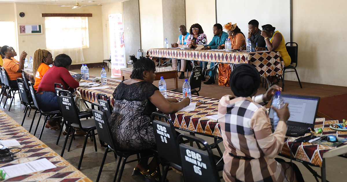 Panel discussion during launching of 16 Days Activism against GBV