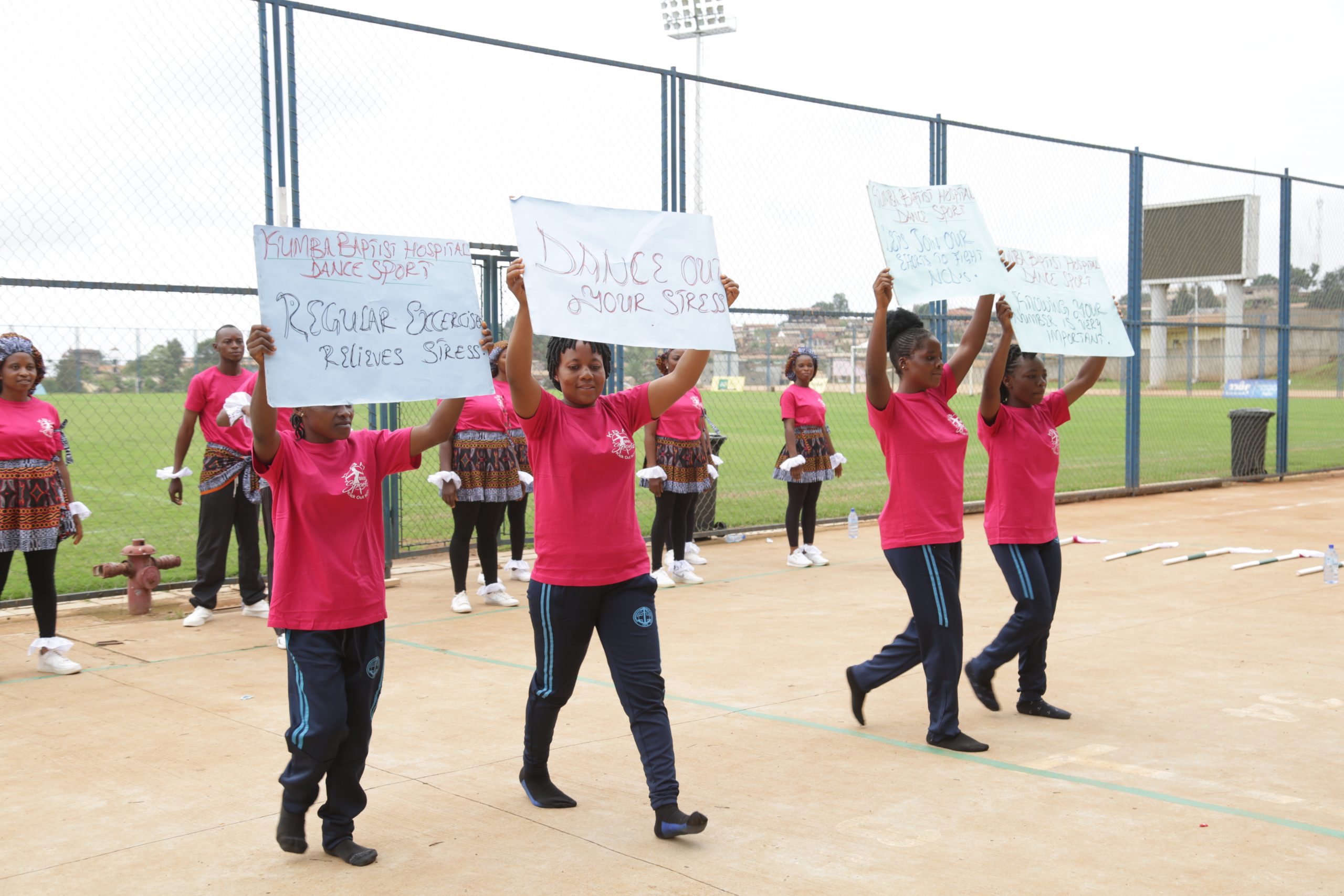 Dance group passing across fight against NCDs message