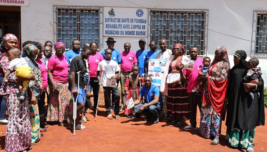 Children with clubfoot and their parents celebrate treatment outcome