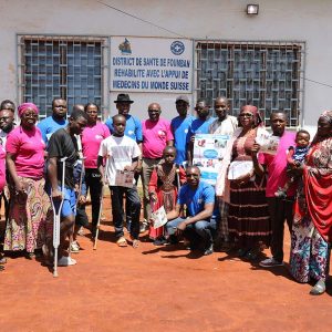 Children with clubfoot and their parents celebrate treatment outcome