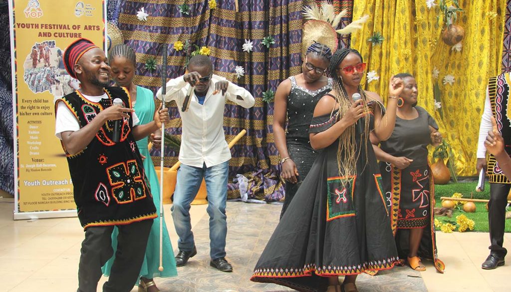 Youths with disabilities' presentation in song and dance