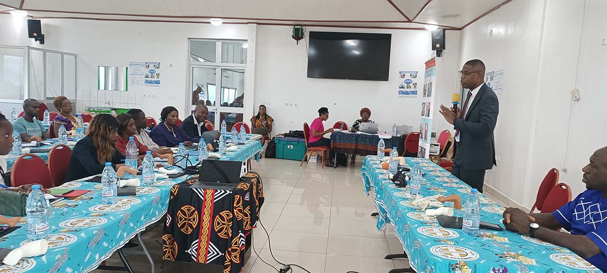 Director of Human Resources at MOH challenging participants to accompany government in its strategy to prevent disability resulting from clubfoot