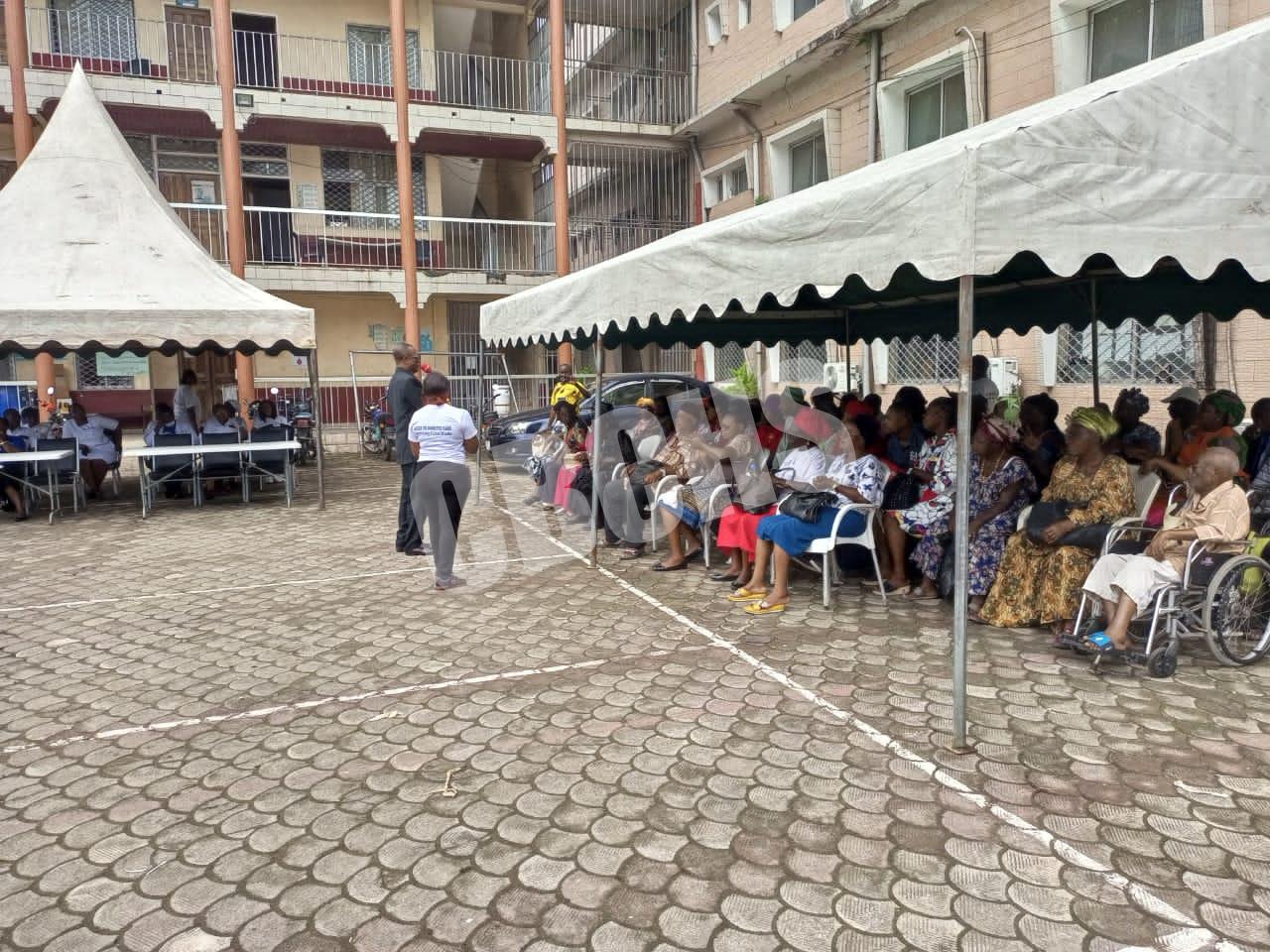 WDD celebration at MBHD With Administrator rendering Words of Hope to the Cleints