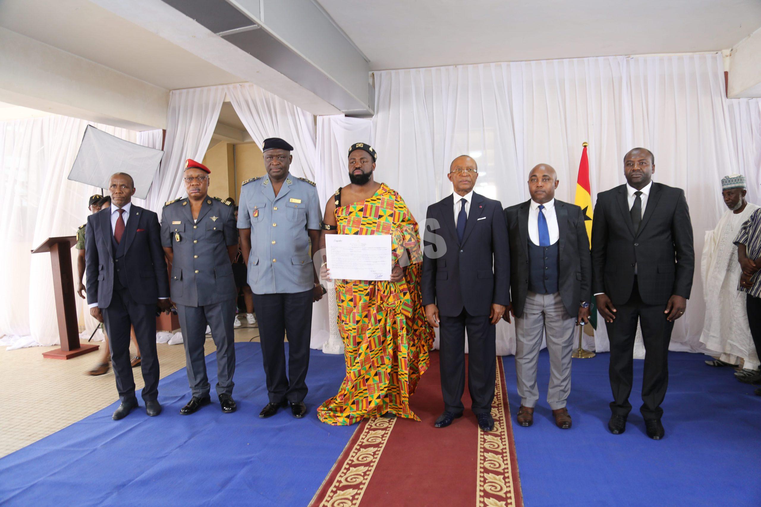 Prof Tih's son installed as honorary consol of the Republic of Ghana to Cameroon