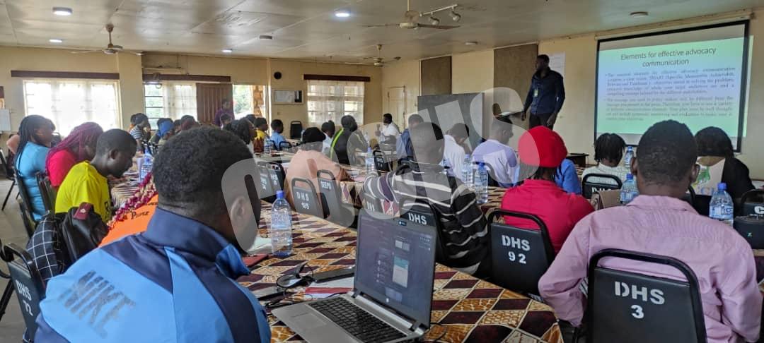 Project Coordinator assures participants of support to fund their advocacy plans