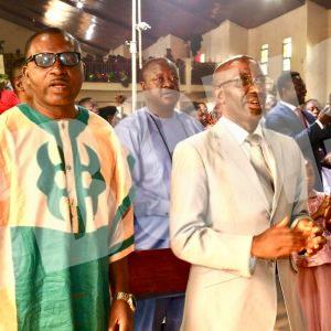 Some leaders L-R Pastor Bambo, Mr. Yengong & Mr. Nji
