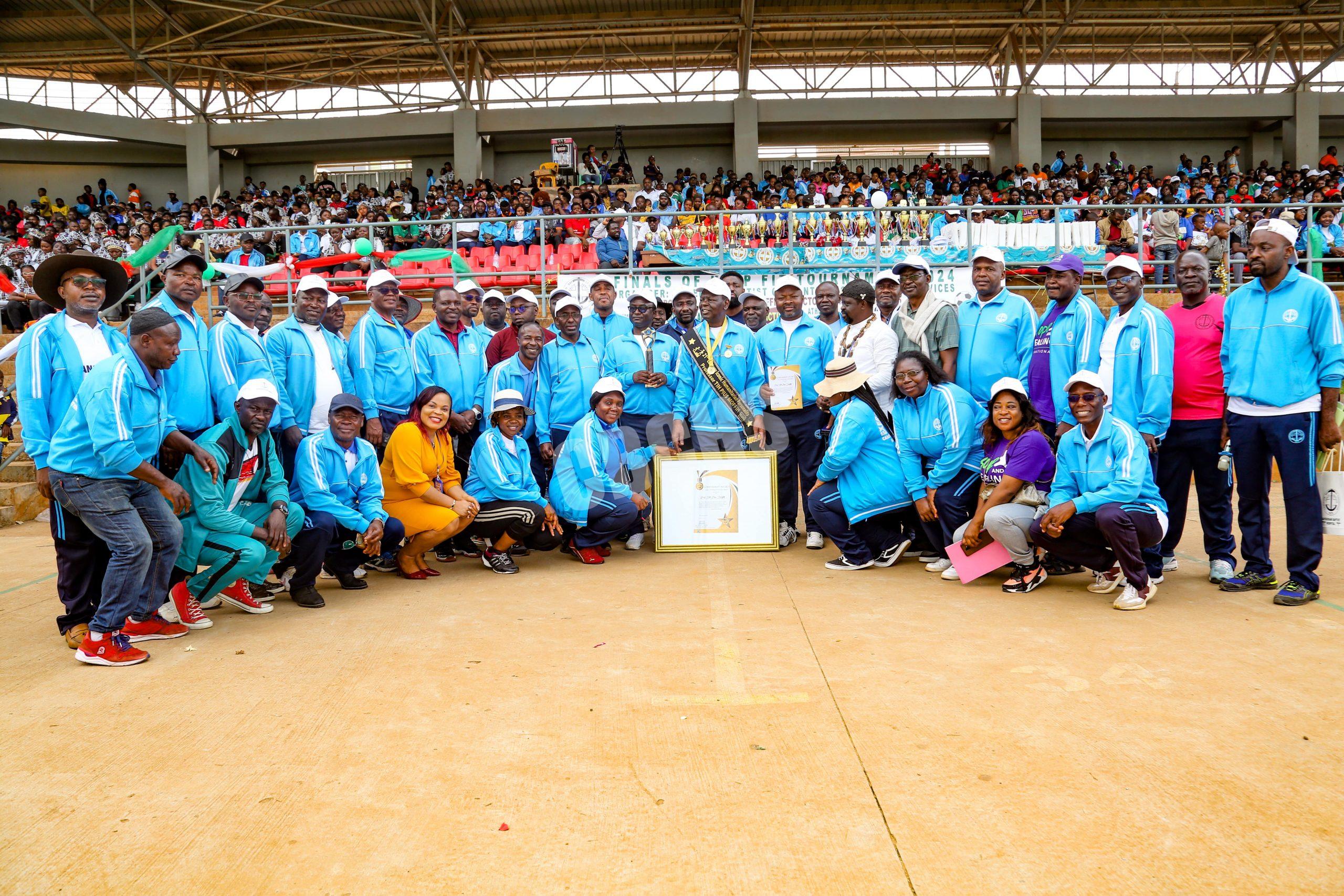 CBC HS Administrators Celebrate Director on a Well Deserved Award