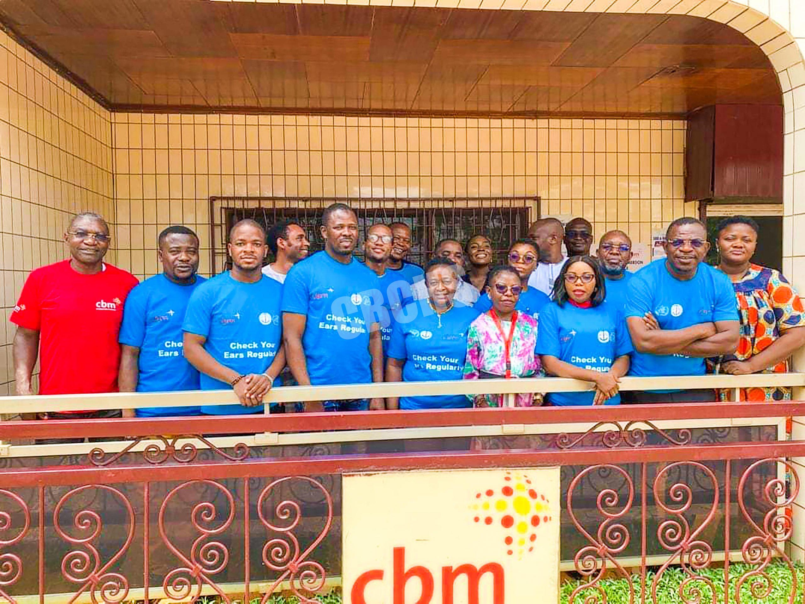 Staffs of CBM Country Office Yaounde on World Hearing Day