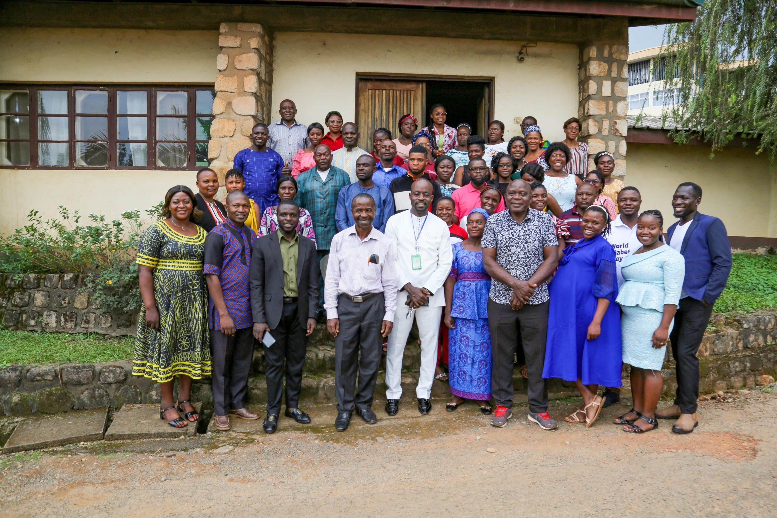 Leaders and Facilitators pose with KYN Nurses and Community Mobilizers