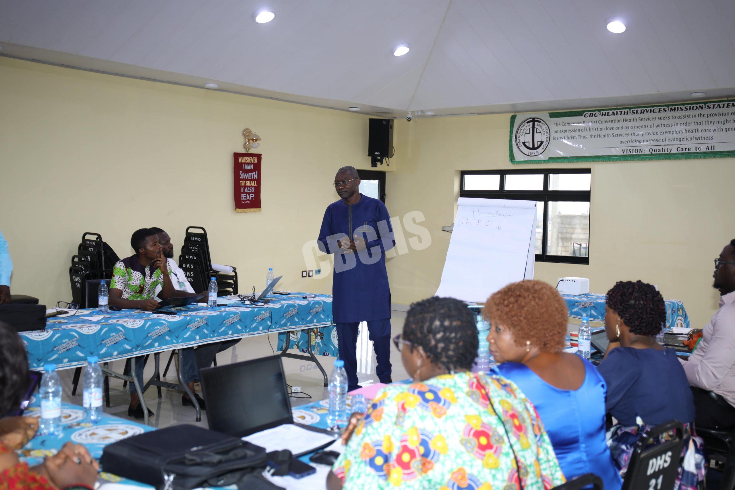 CBM Country Director schooling program staff on the CBM strategy 2030 orientation