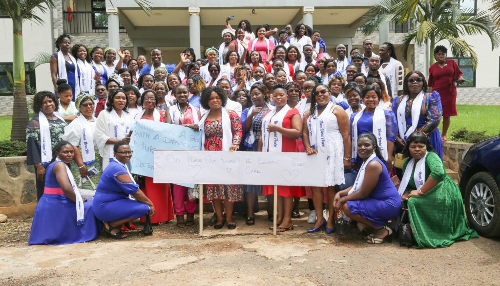 Nurses of NBH pose in group photo to celebrate their Day