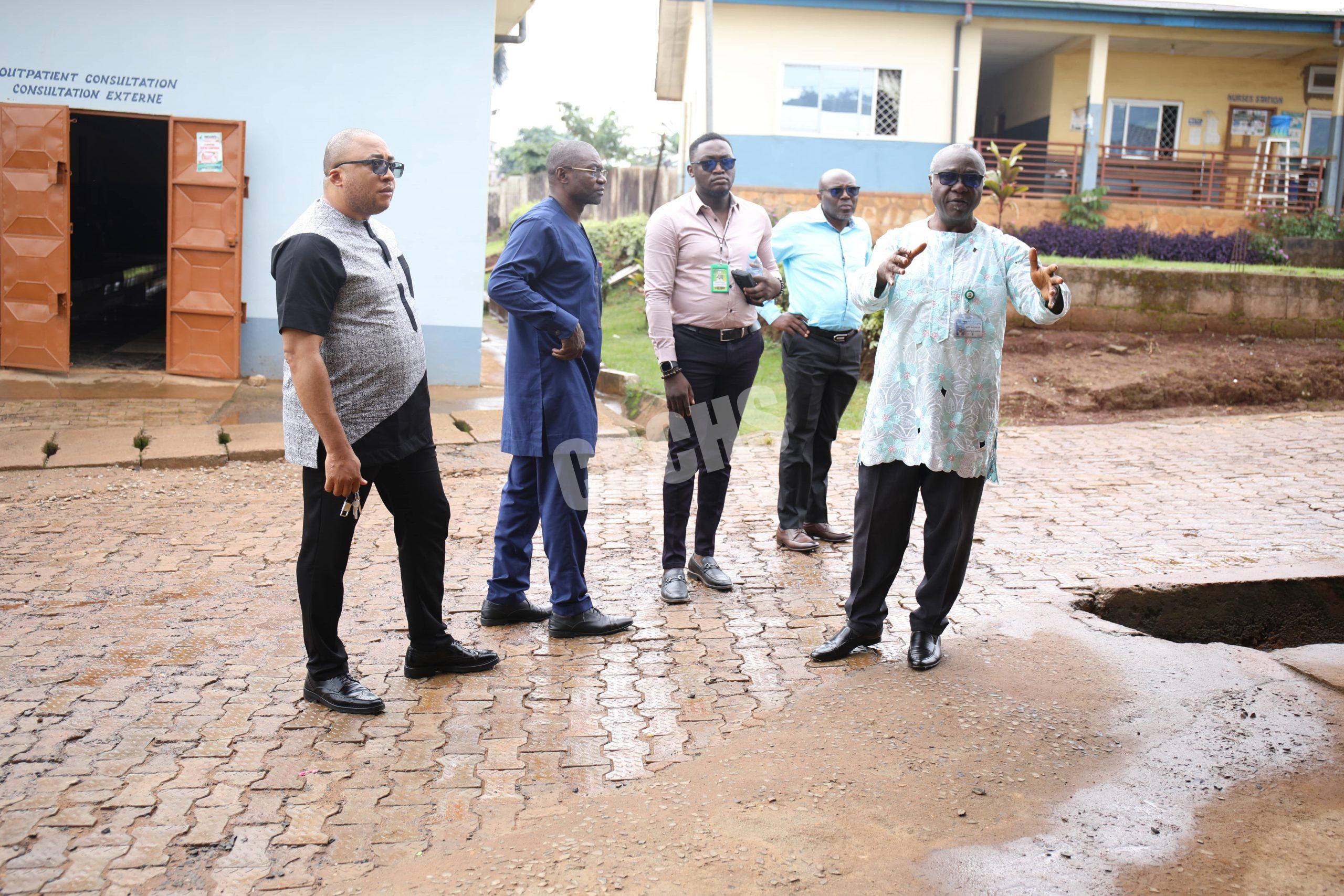 Visit of the CBM Country Director to the Nkwen District Hospital