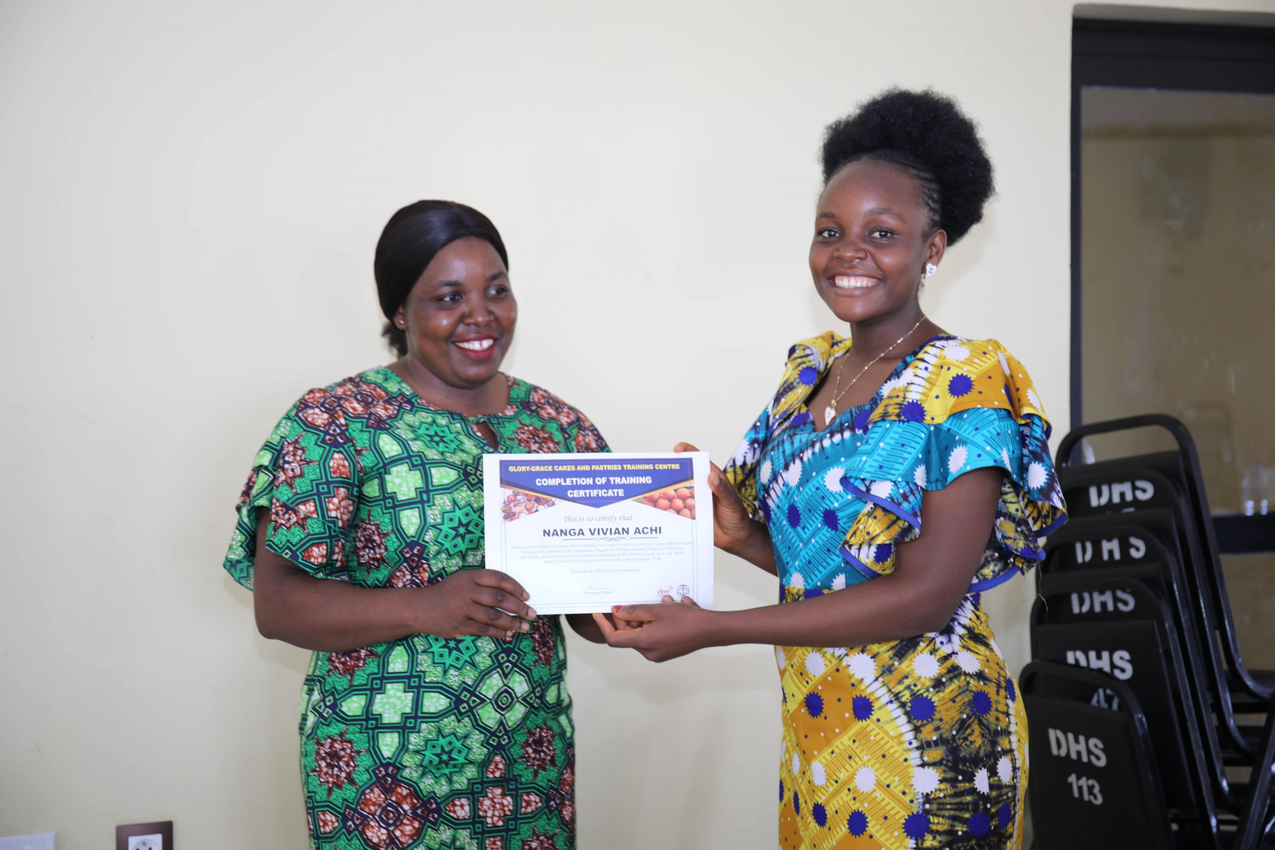 Trainees received certificates with commitment to teach others