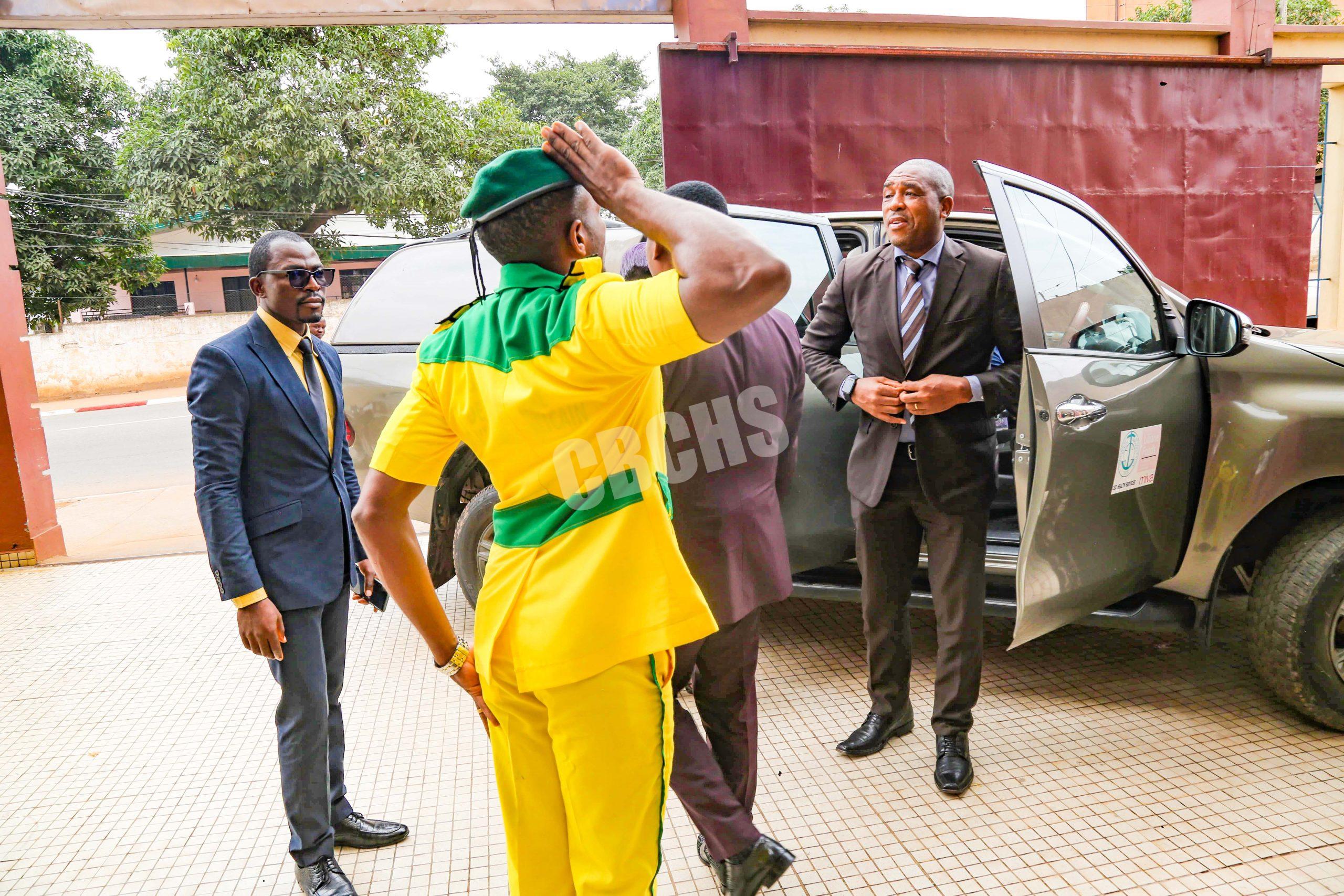 DHS being received at Mvan Resource Center Yaounde