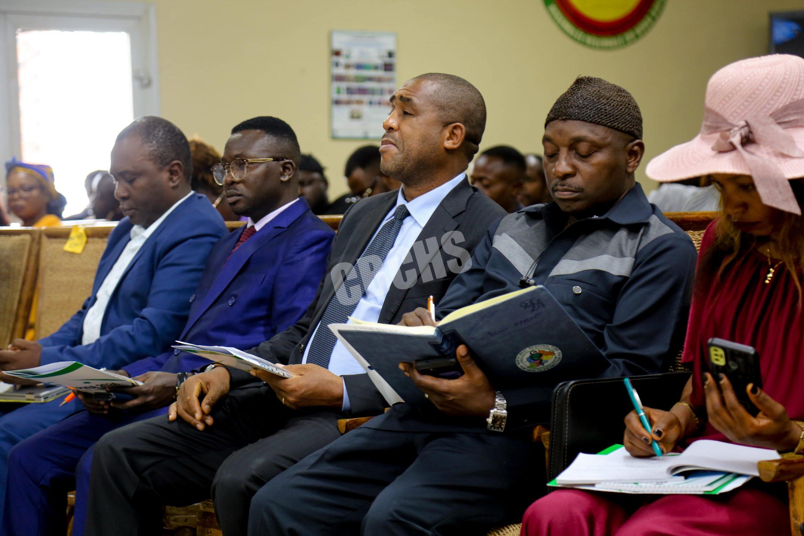 DHS (second from right) at the launching of CAMPHIA in Bamenda