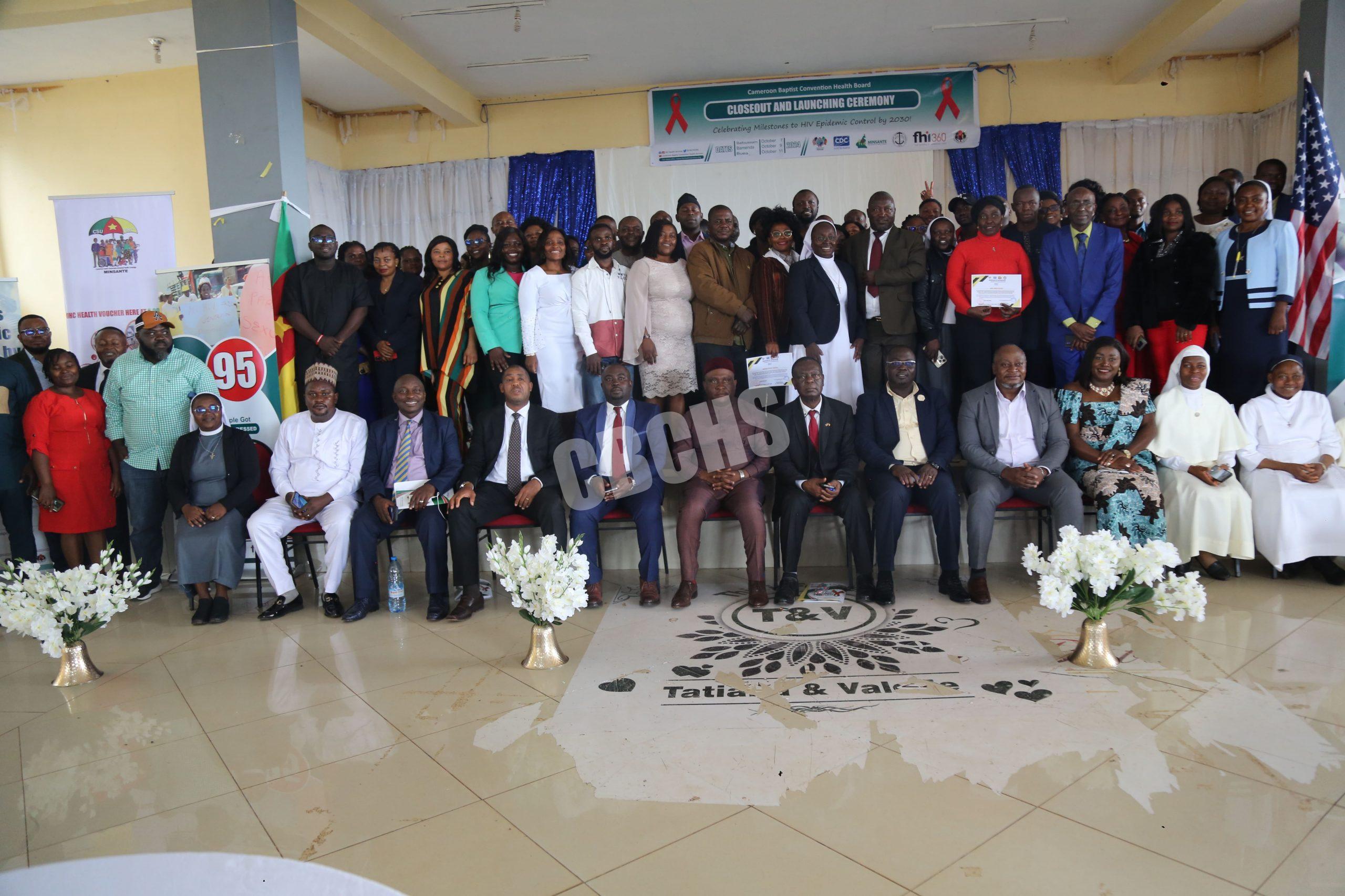 Northwest region, Family photo HIV Free Project Zone 1 stakeholders