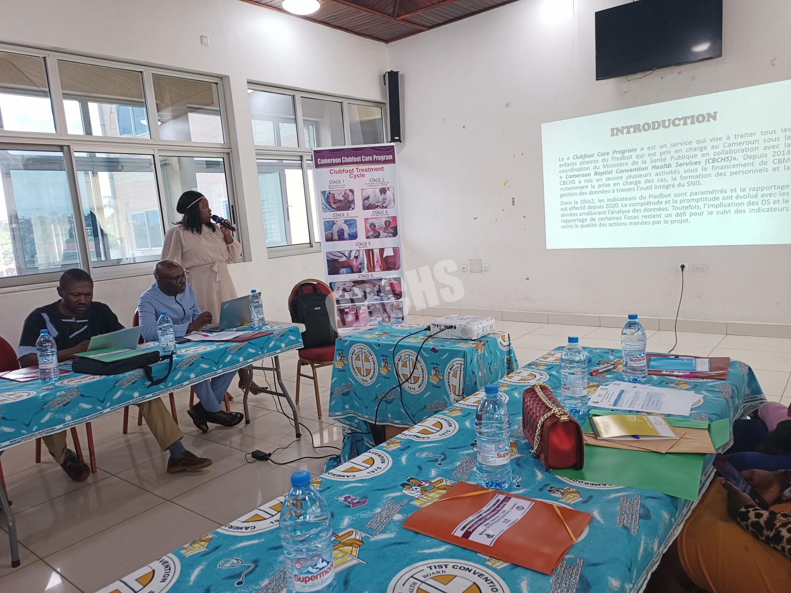 Presentation of DHIS 2 clubfoot data