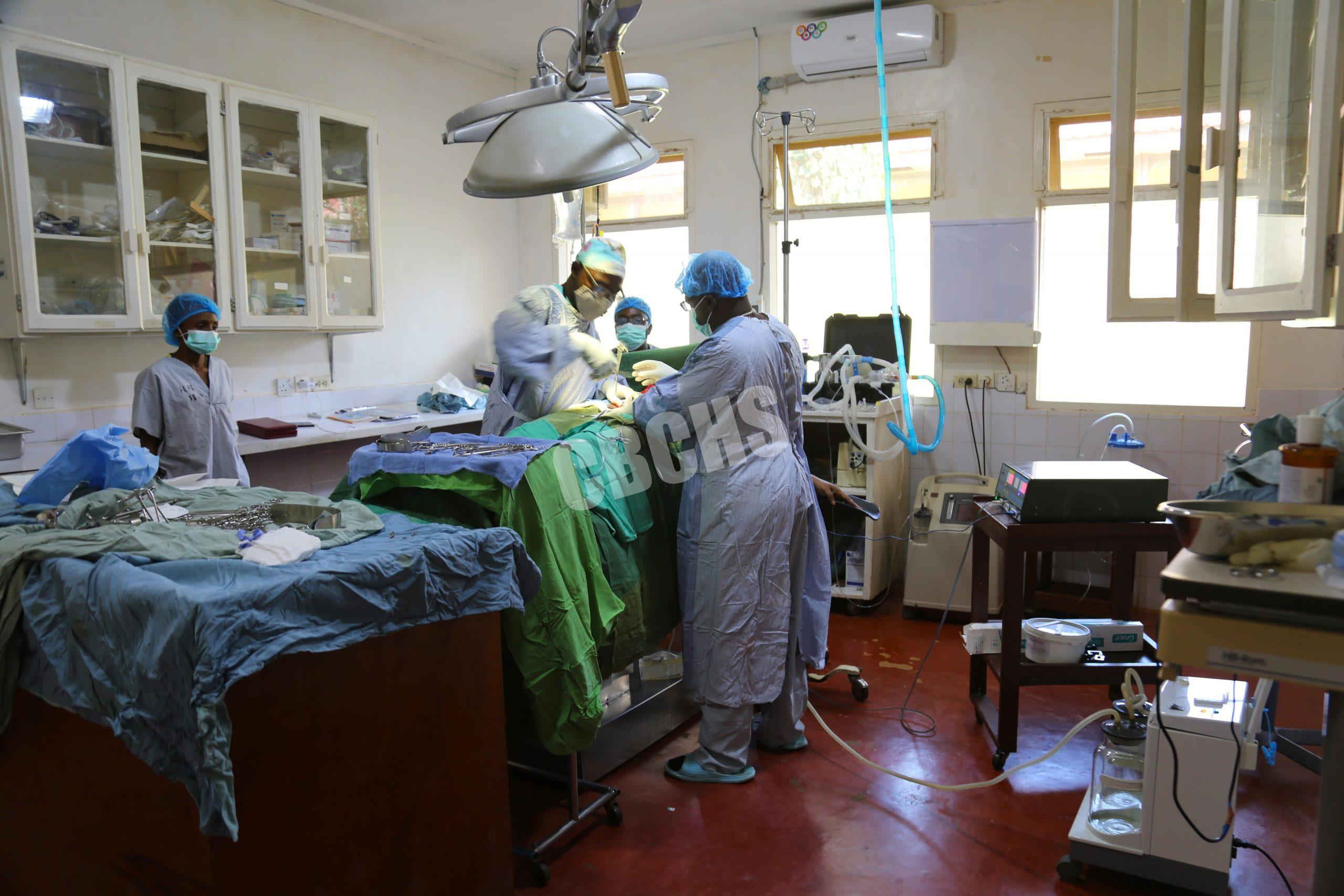 Surgical operation in Baptist Hospital Banyo