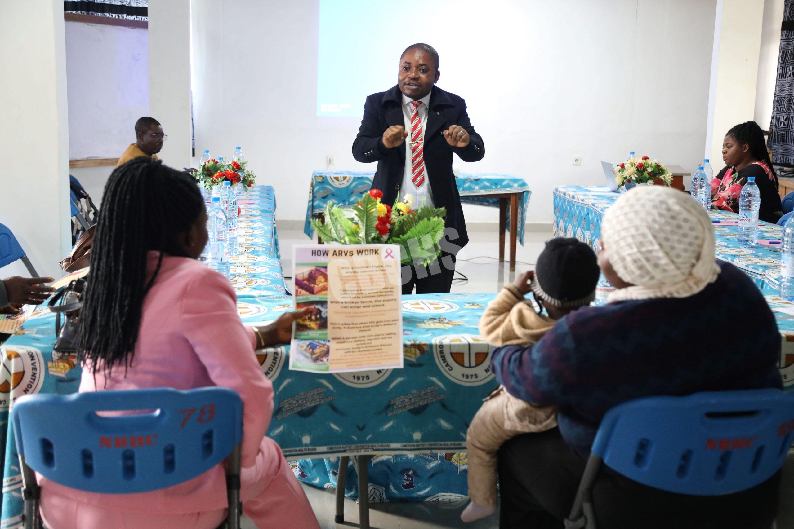 Taking the participants through HIV Basics