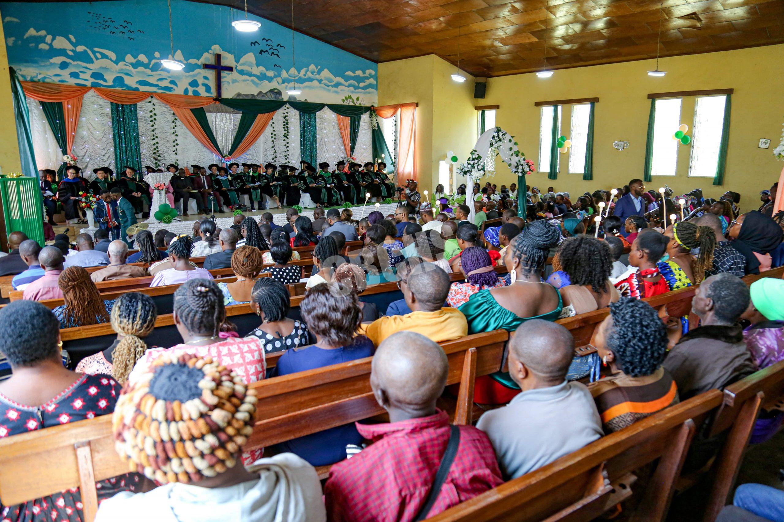 Family members, dignitaries, colleagues and the general public turned out to witness the graduation and congratulate the graduates