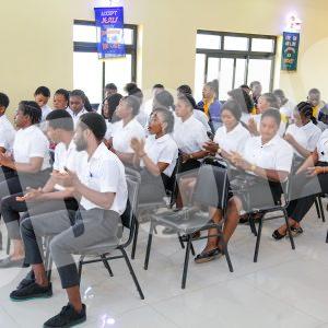 Joyful graduands
