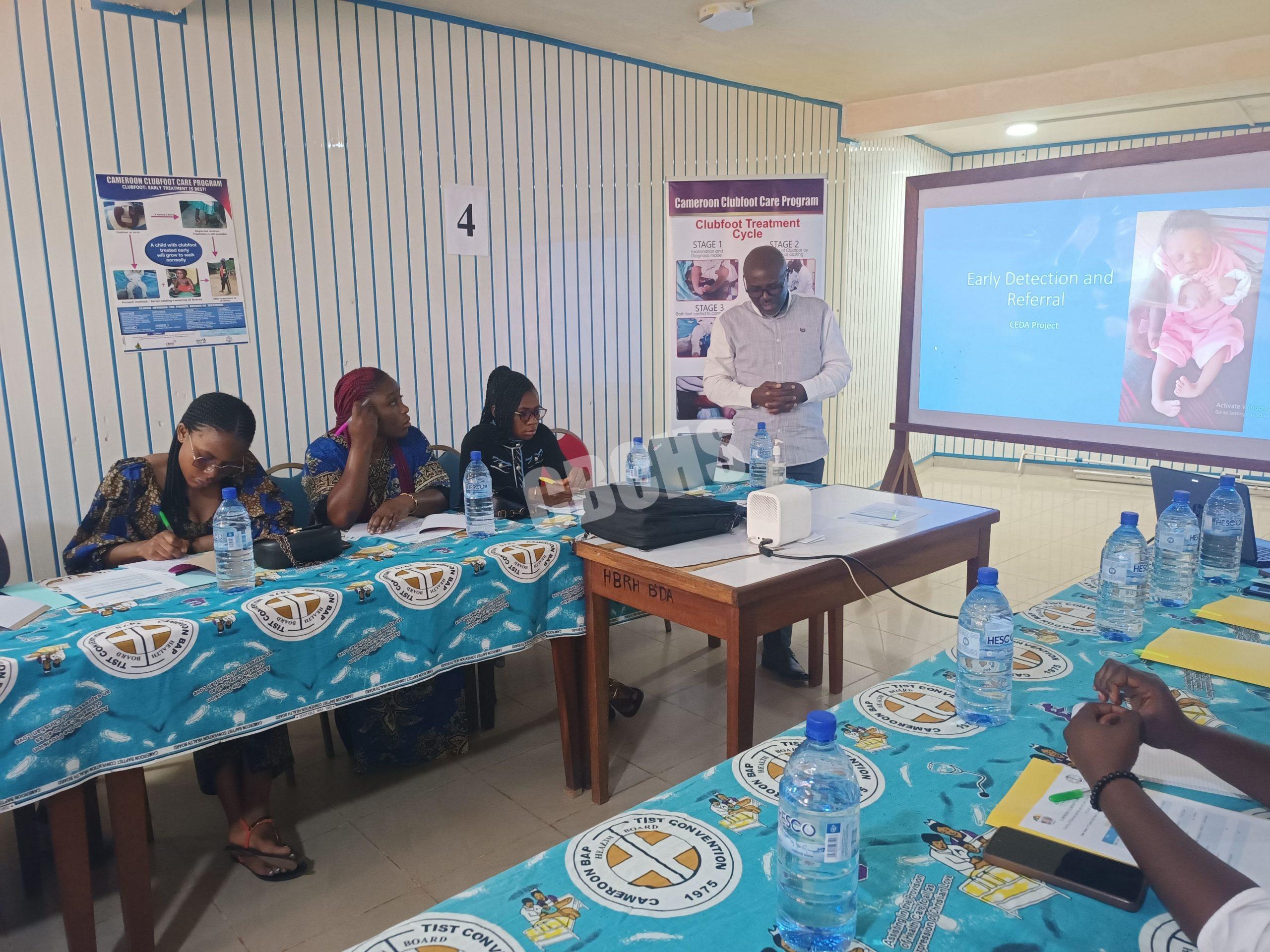 National Coordinator orientating participants on CCCP