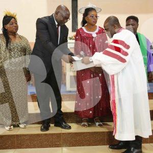 CBC Chairman receiving the terms of reference for his office
