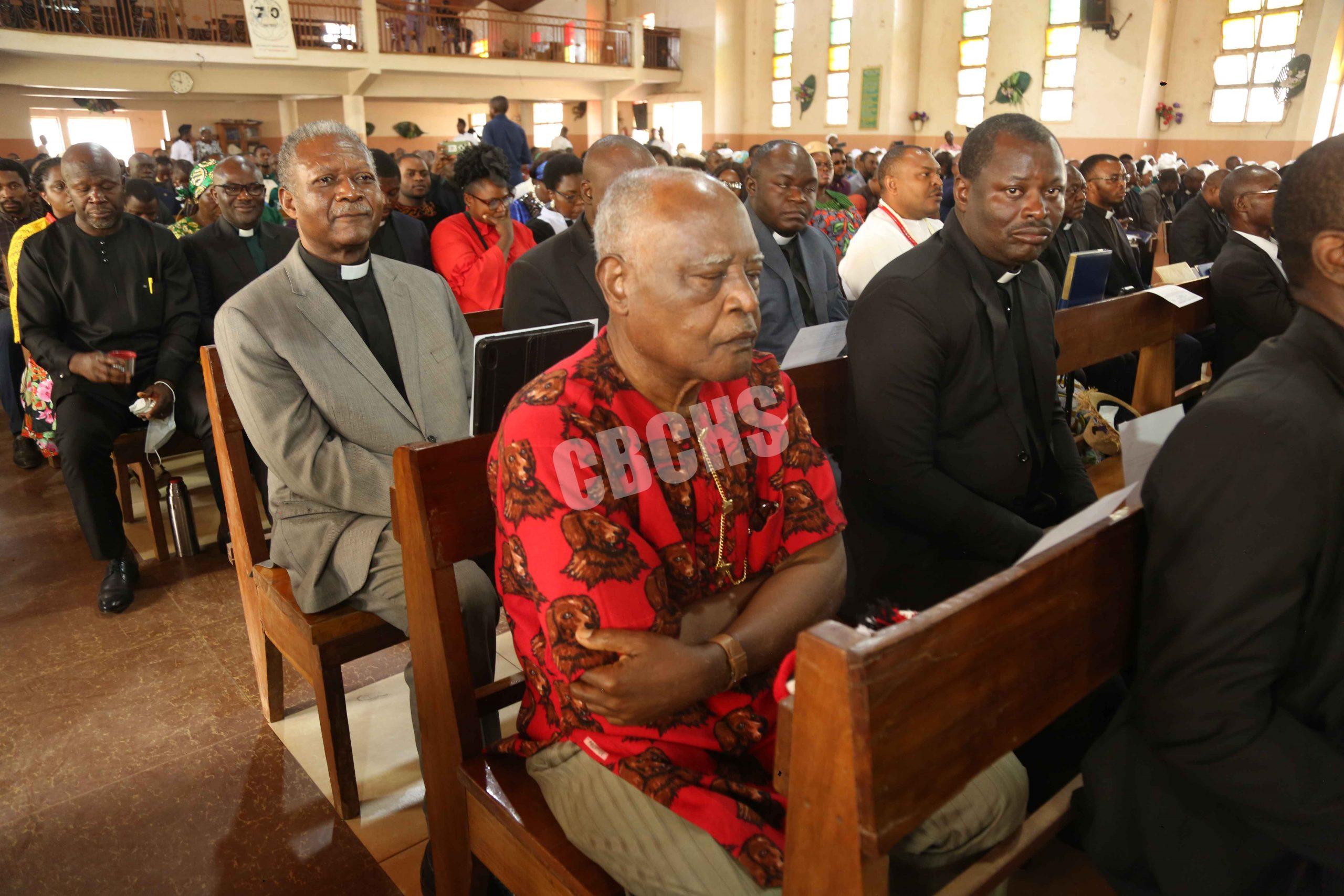 Chief Taku Jacob & Rev. Dr. Donald Ndichafah conspiciously present
