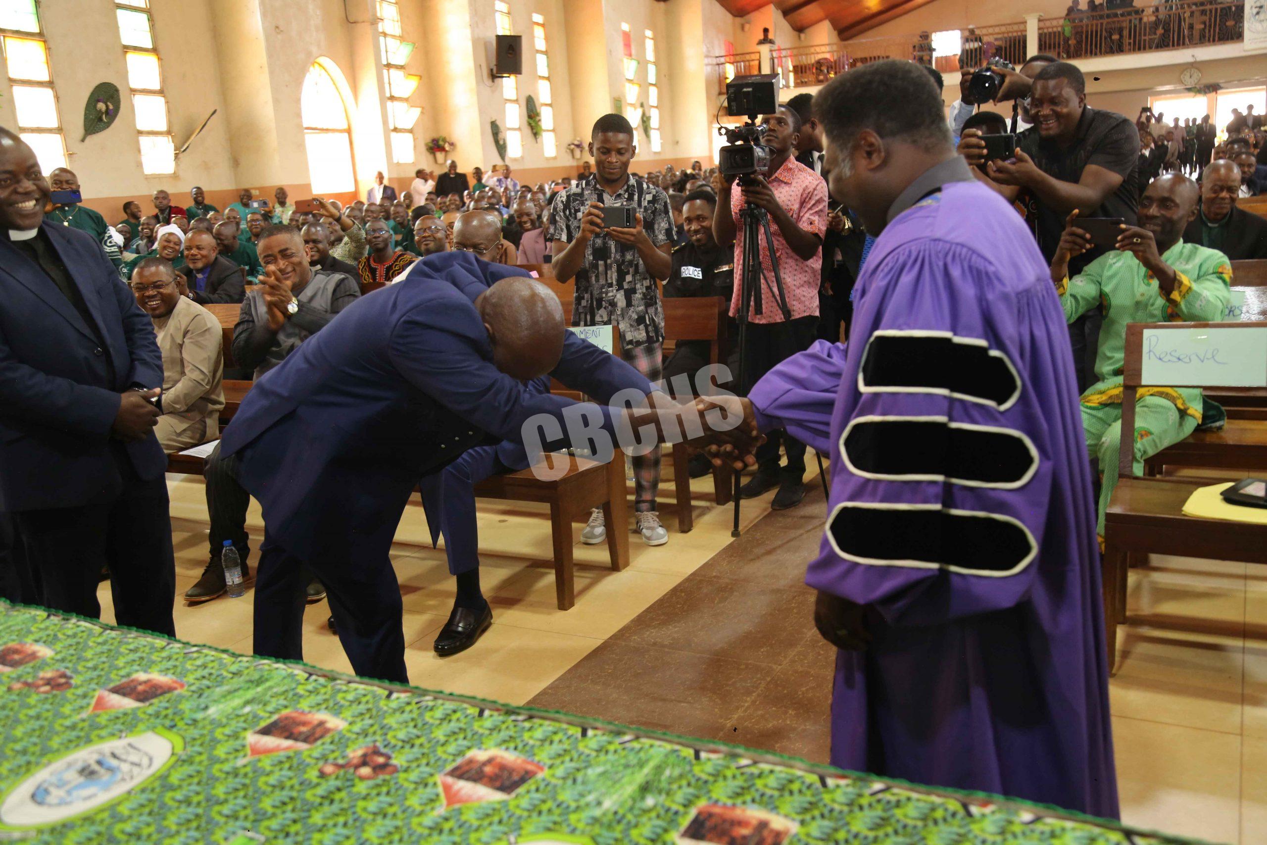 Collaborators paying allegiance to the new Executive President 2