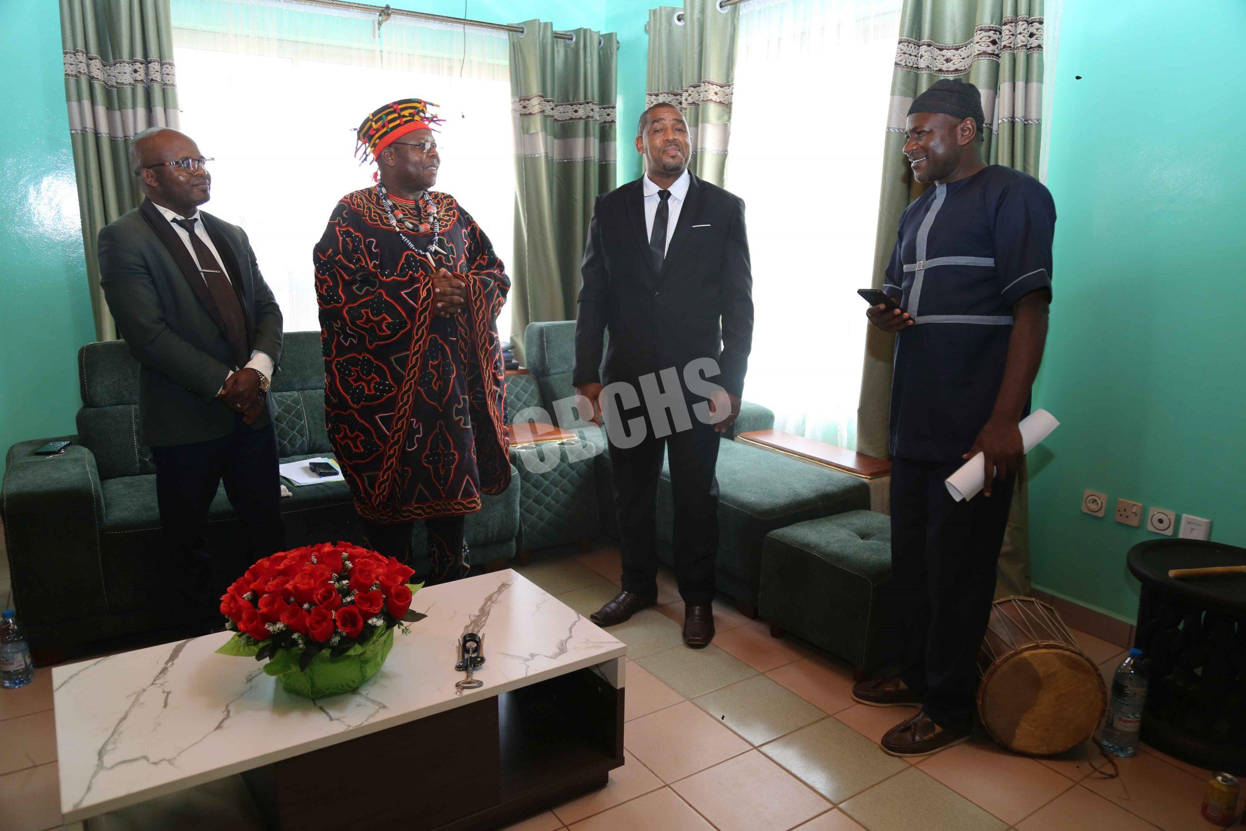 Words of encouragement from Mr. Kiyo Moses, COC of Kribi to the Director