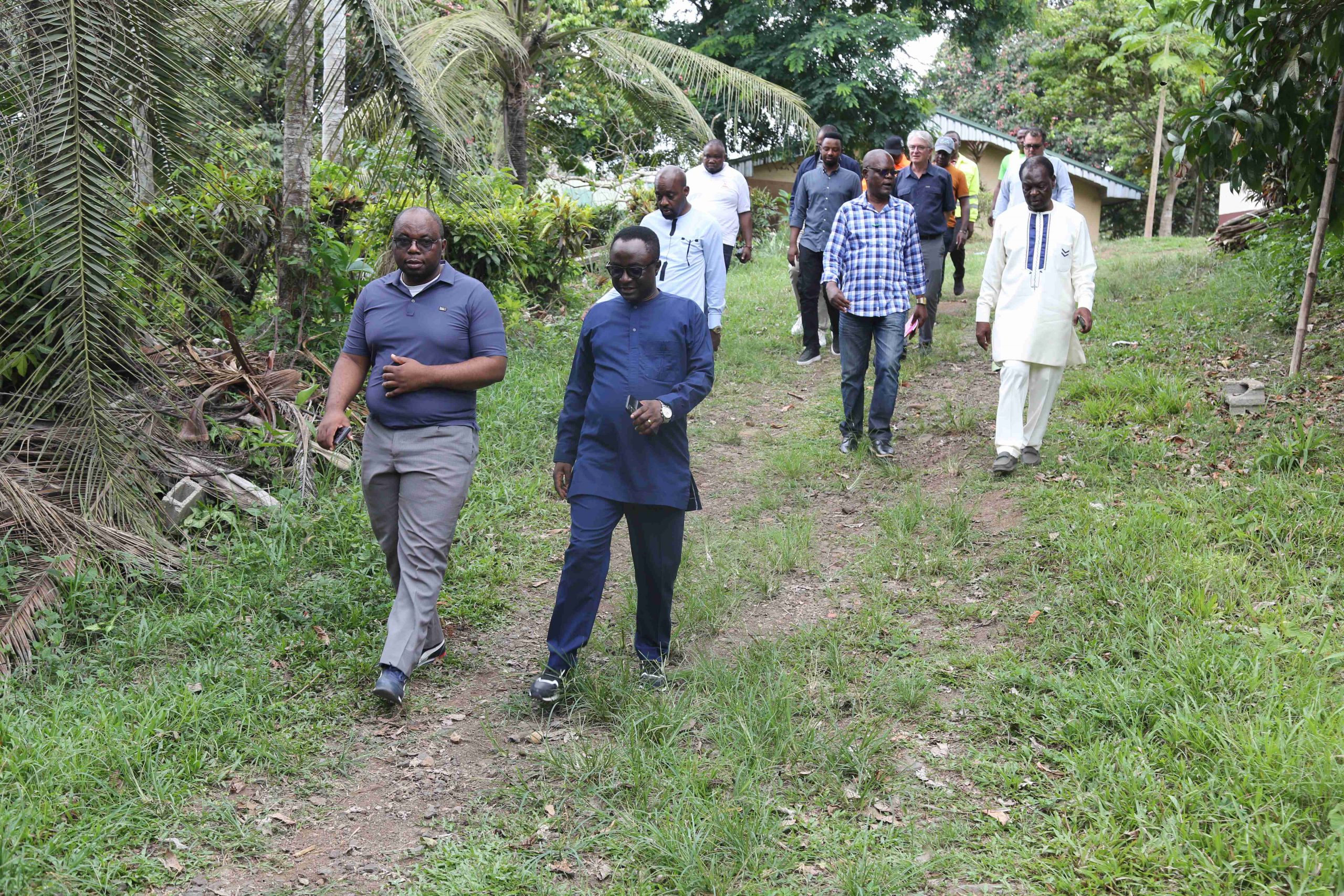 Inspection of land for the construction of Children Hospital at HSC Mutengene