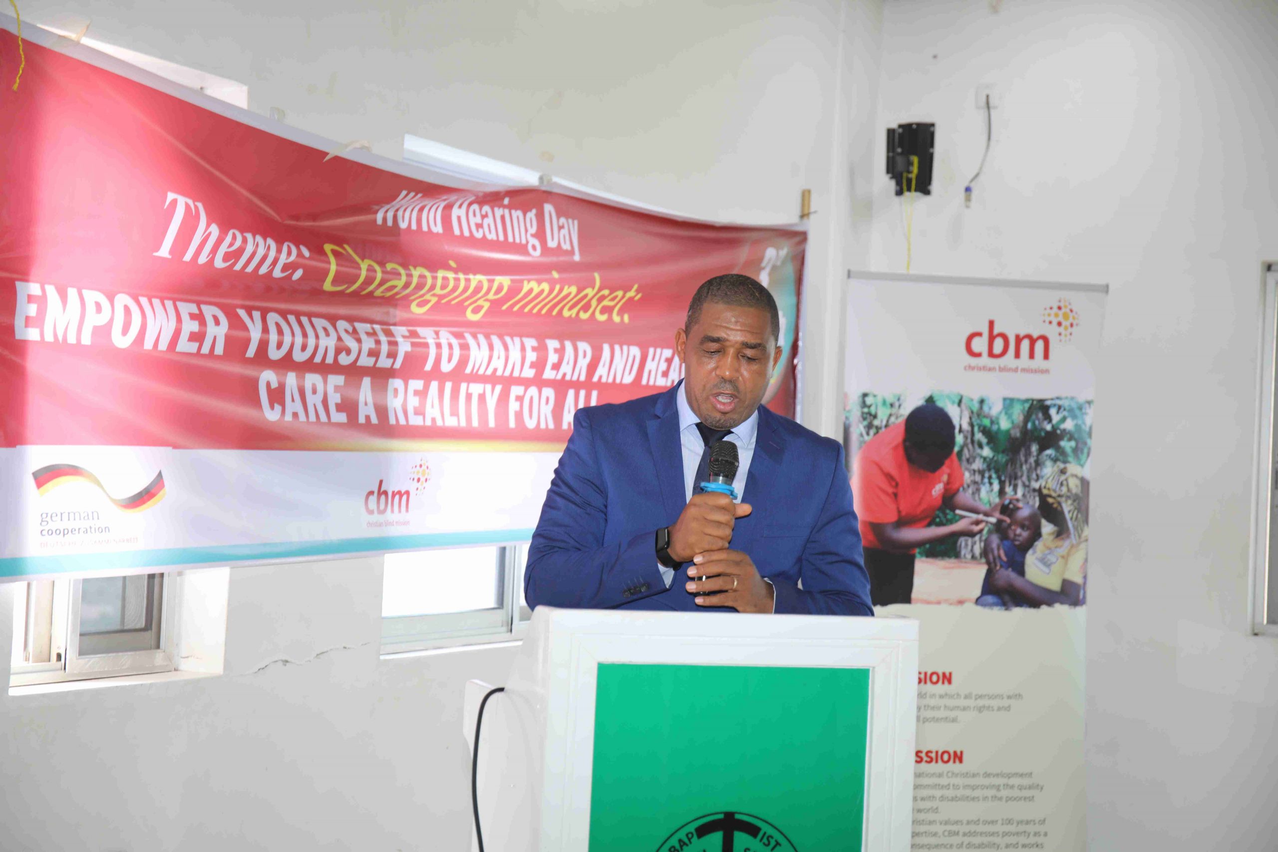 DHS expressing gratitude to CBM,BMZ for funding