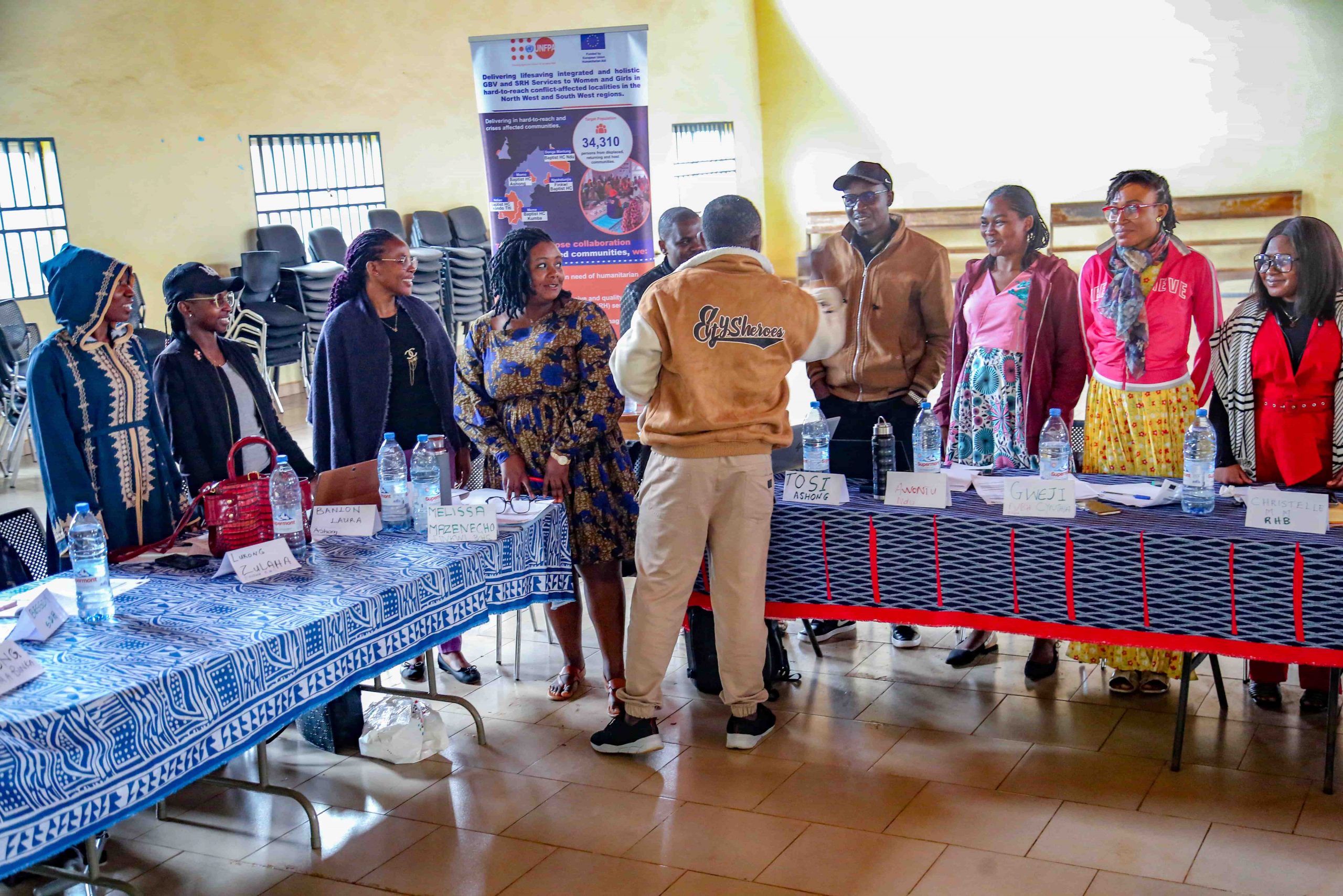 Dr. Lyonga Malvin with an interactive session with participants