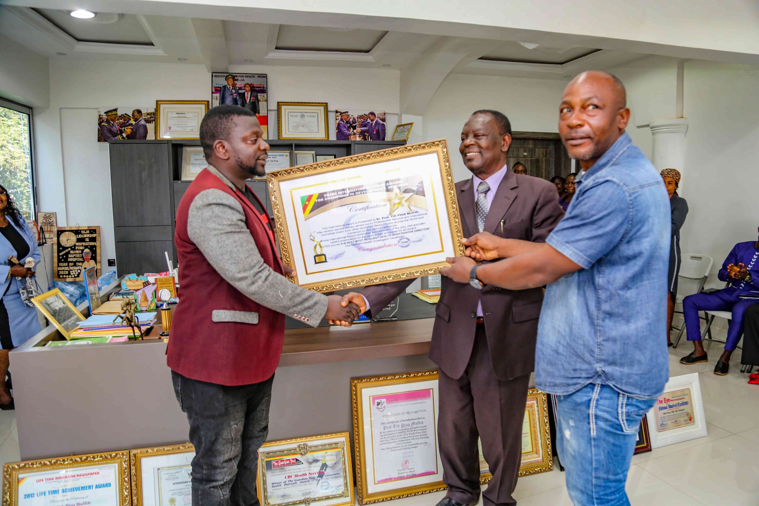 Handover of the Prime International Award