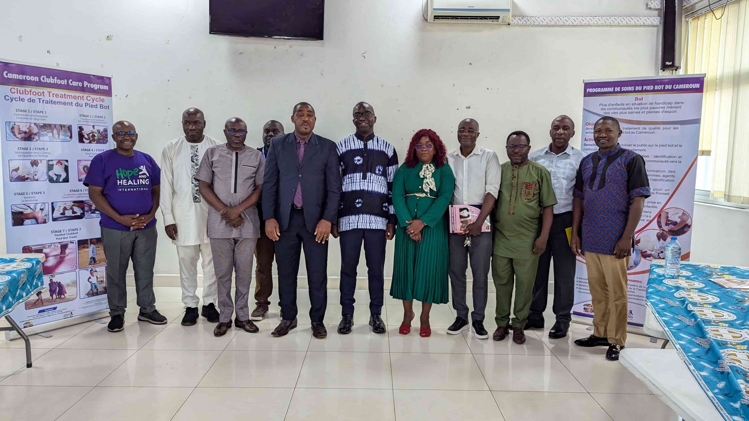 Management Committee meeting members pose after meeting