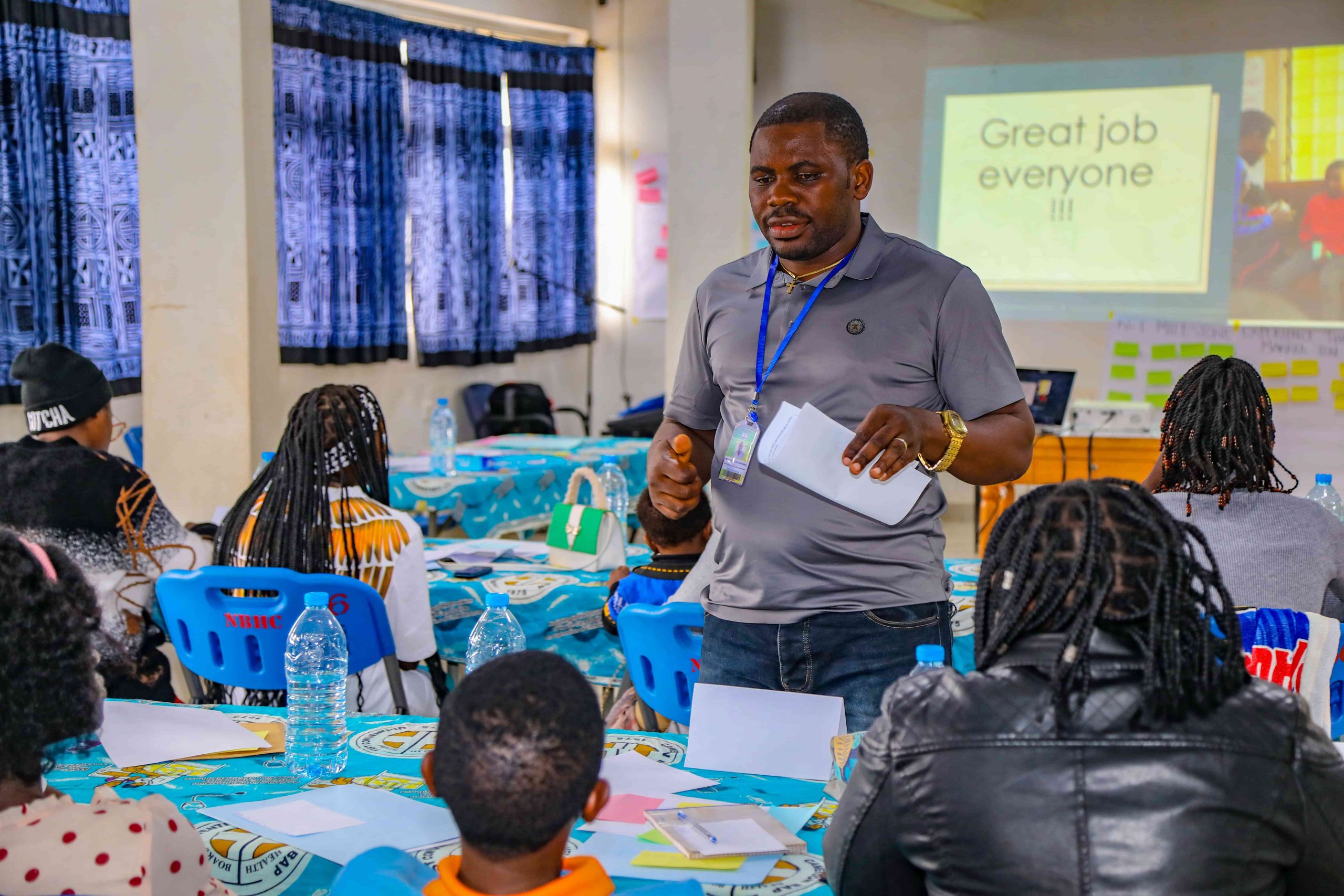Mental health supervisor facilitating