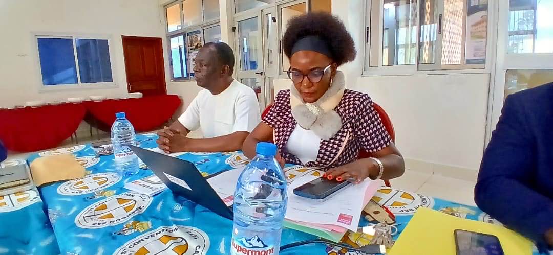 Prof. Tih Pius & Mrs. Agho Glory at the event