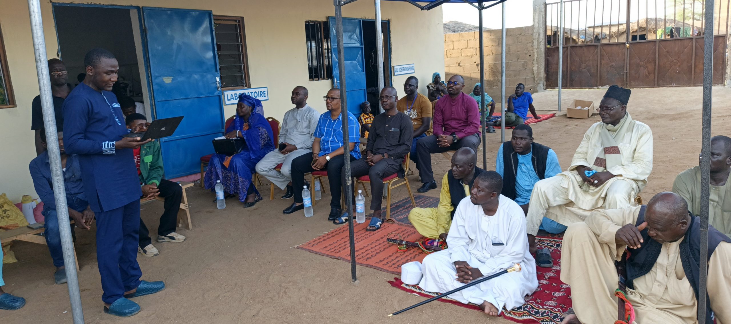 Addressing visitng officials