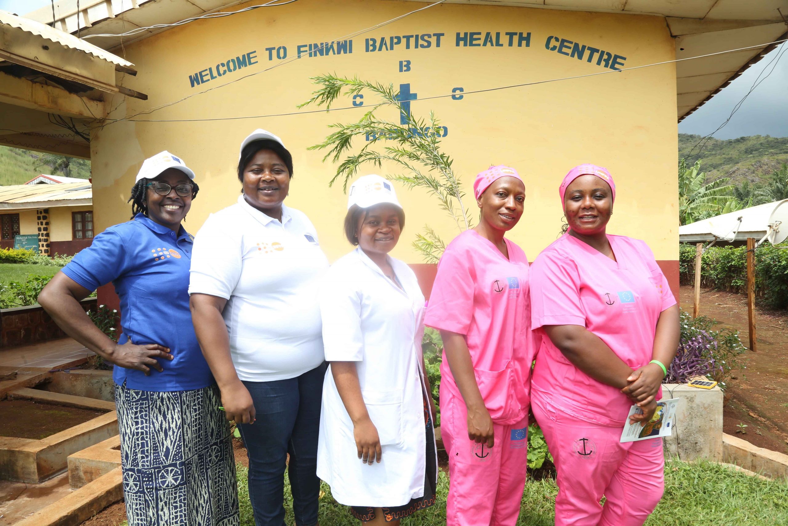 At the Finkwi Baptist health center